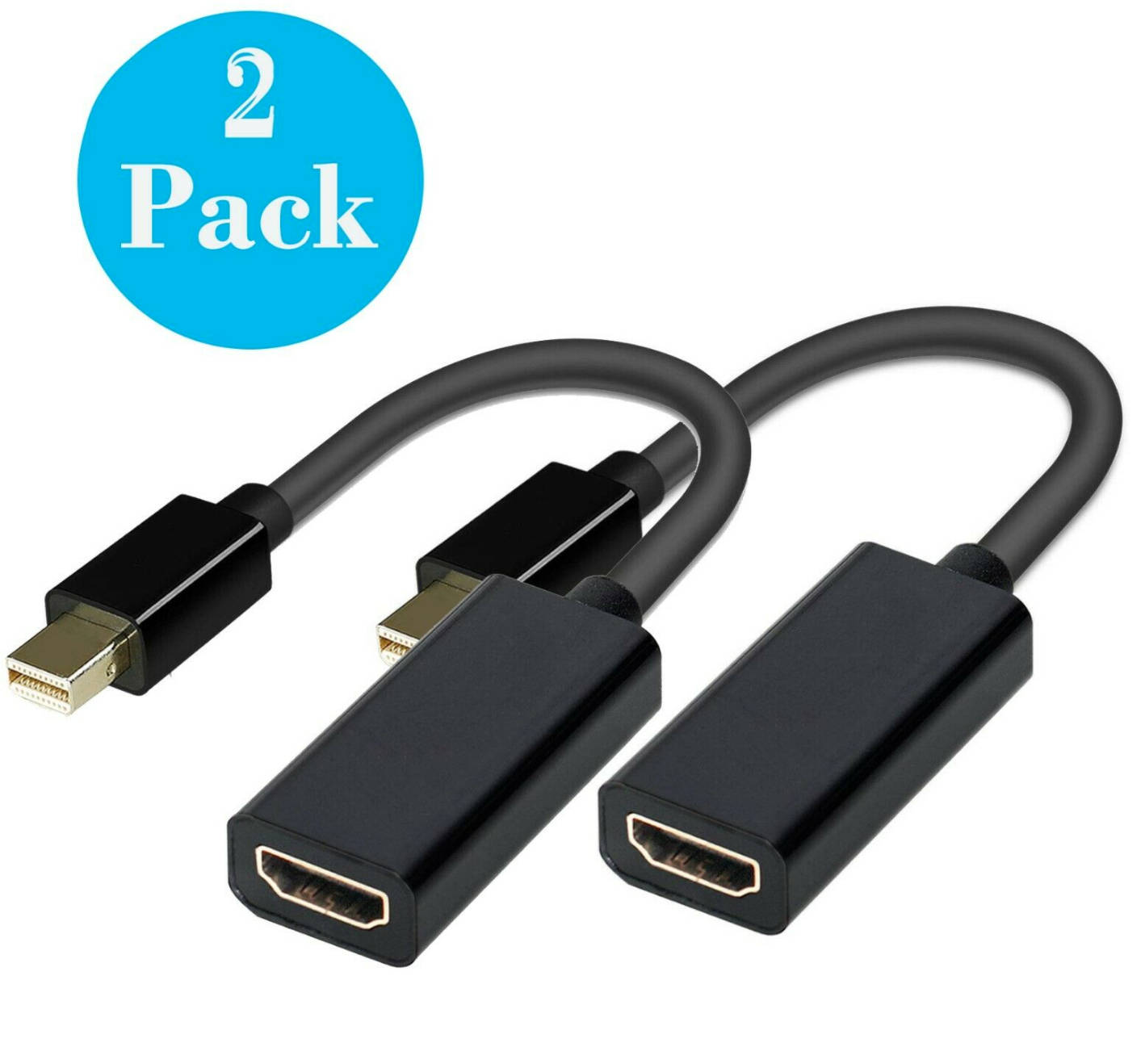 HDMI to VGA  GoldPlated HDMI to VGA Adapter Male to Female Compatible for Computer Desktop Laptop PC Monitor Projector HDTV Chromebook Raspberry Pi Roku Xbox and More Black