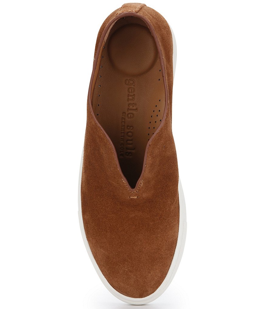 Gentle Souls Rory Suede Deconstructed Slip-On Sneakers