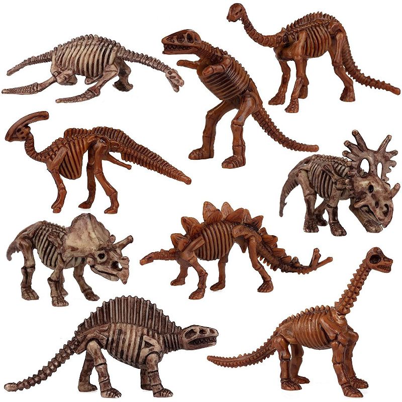 Hingfat Dinosaur Fossil Skeleton Action Figure Toy Playset, 96 Pieces
