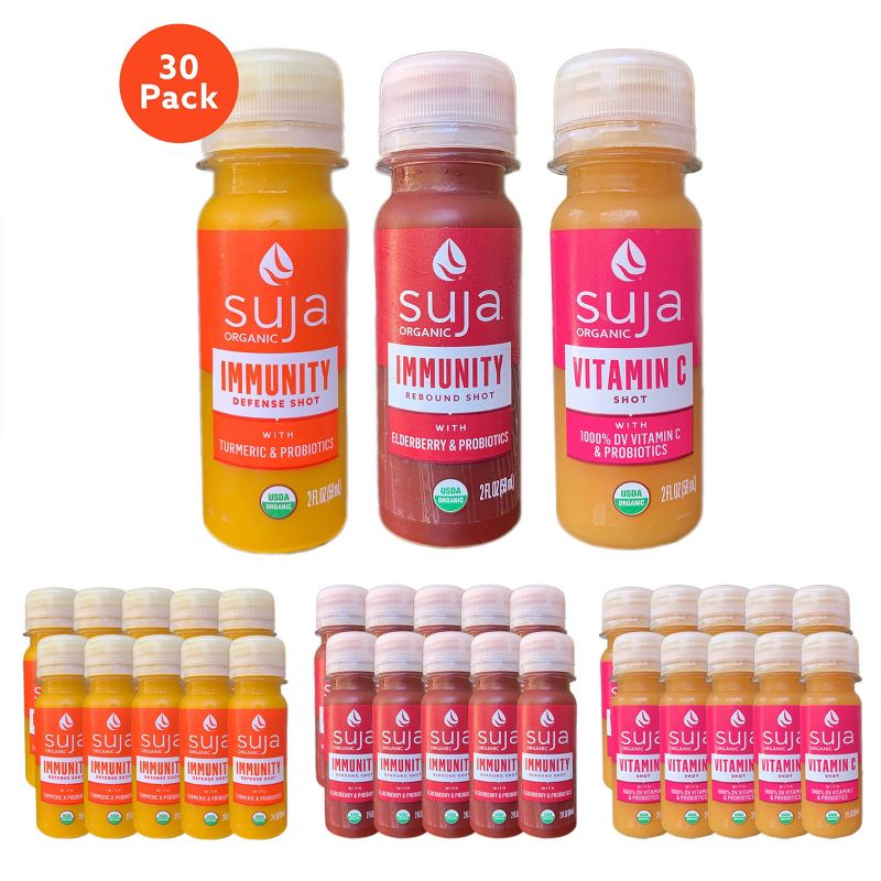 Suja Immunity Shots Variety Pack - 2 fl oz/30pk