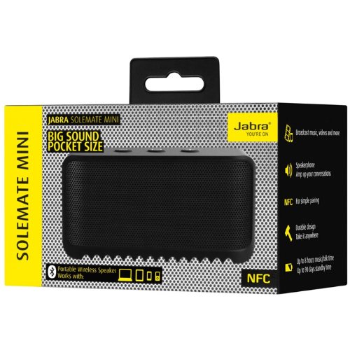 Jabra SOLEMATE MINI Wireless Bluetooth Portable Speaker - Black