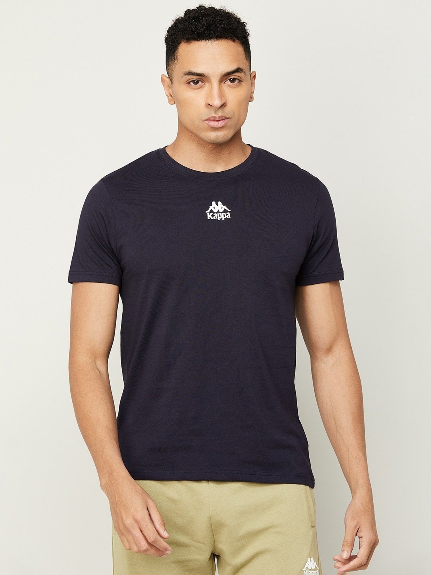 KAPPA Navy Regular Fit T-Shirt