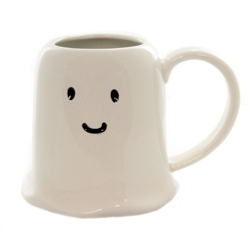 Tabletop 3.75" Ghost Sculpted Mug Halloween Scary Enesco  -  Drinkware