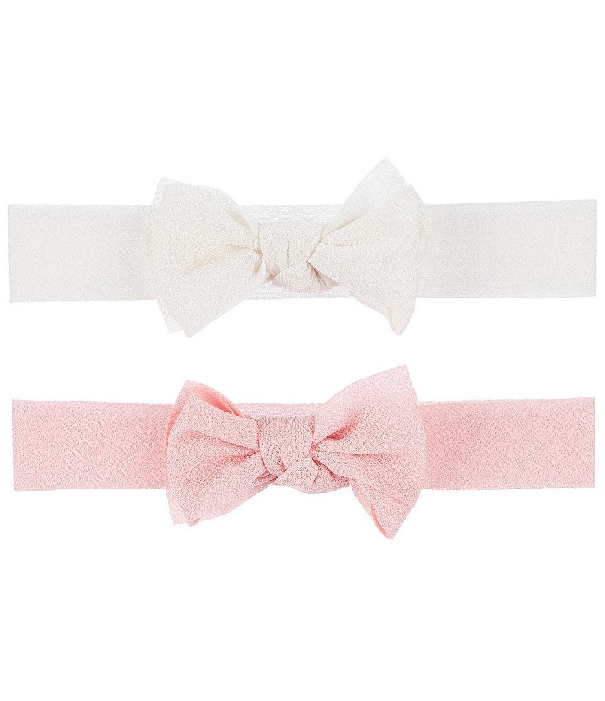 Starting Out Baby Girls 2-Pack Shimmer Bow Headband