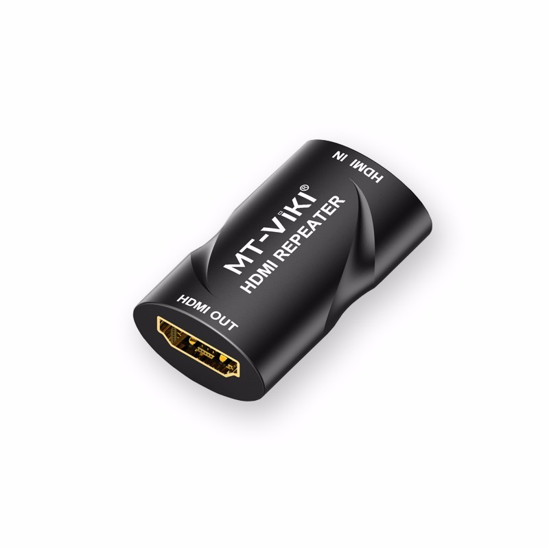 1 picese  MT-HE40 HDMI Cable Connector 15m 4K 2K Extender Total 30m 20m 1080P 3D Repeater Total 40m with IC Inside Stable Performance