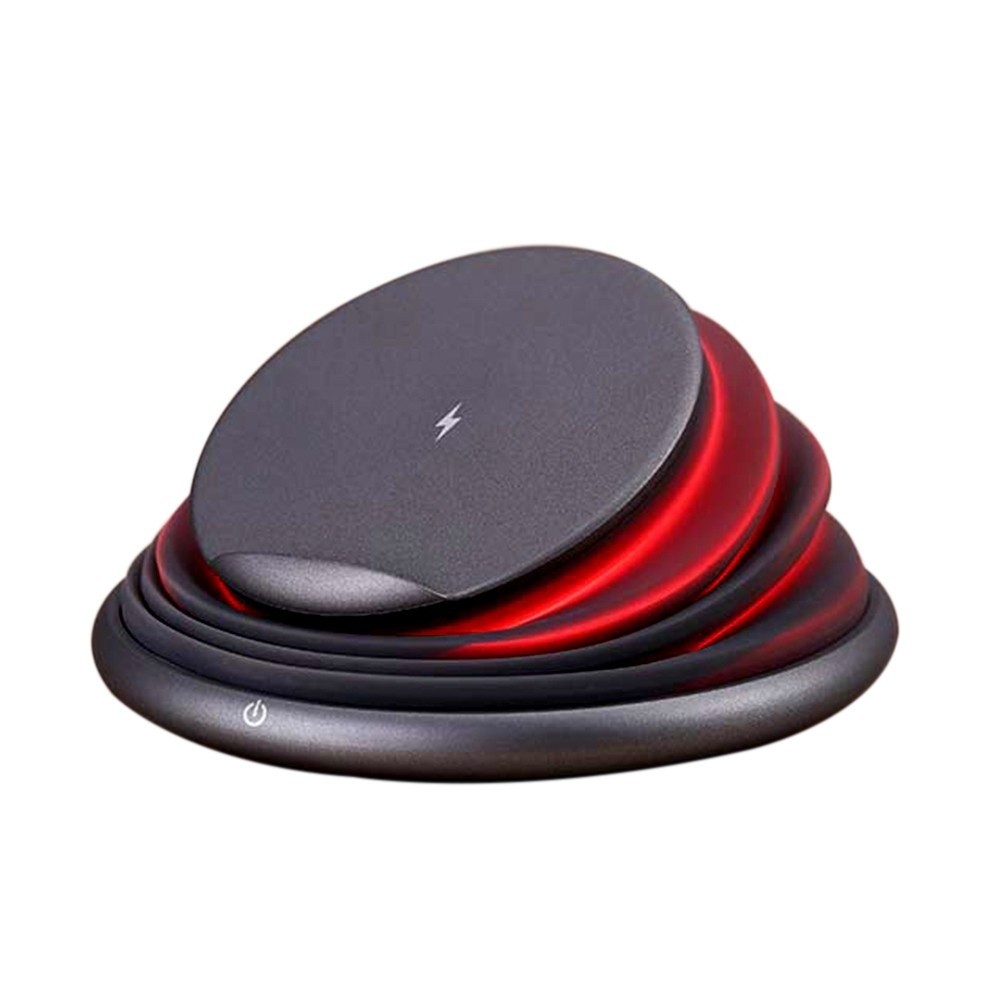 Mobile Phone Holder Bracket Wireless Charger Multi-function Wireless Charging Black