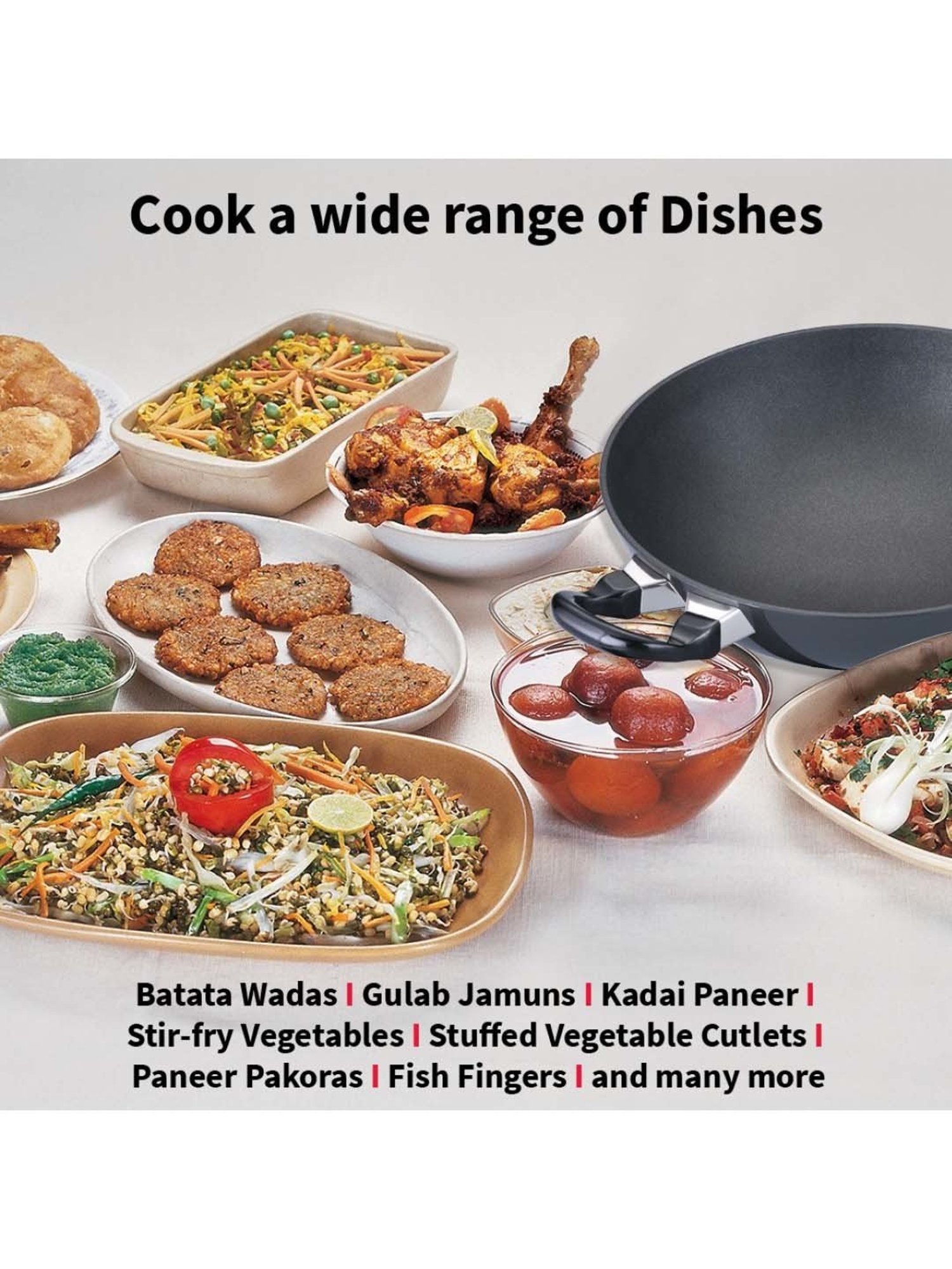 ALLO Silver Stainless Steel Induction Friendly Triply Kadhai (3 L)