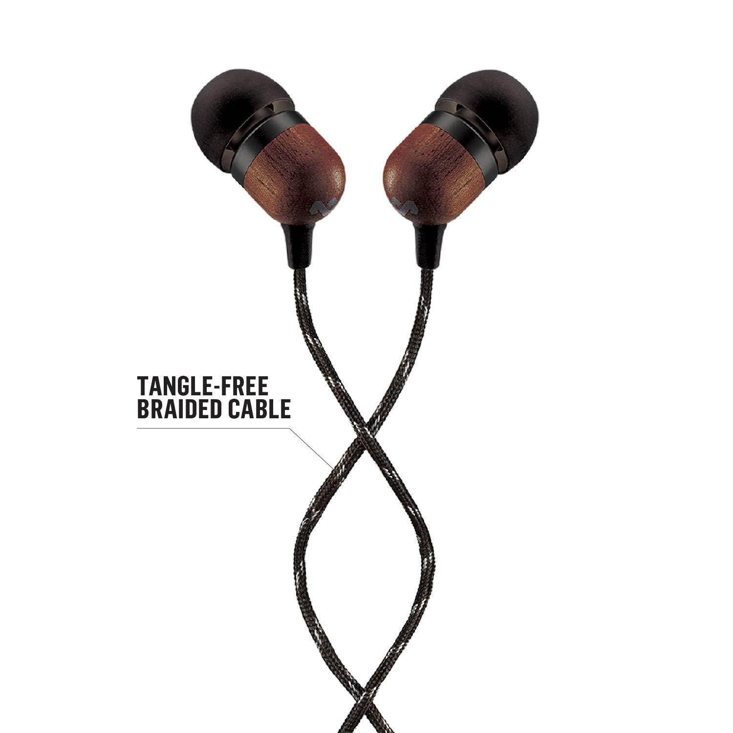 House of Marley House of marley emje041sb Smile Jamaica Earphones mic Black, 2 Ounce