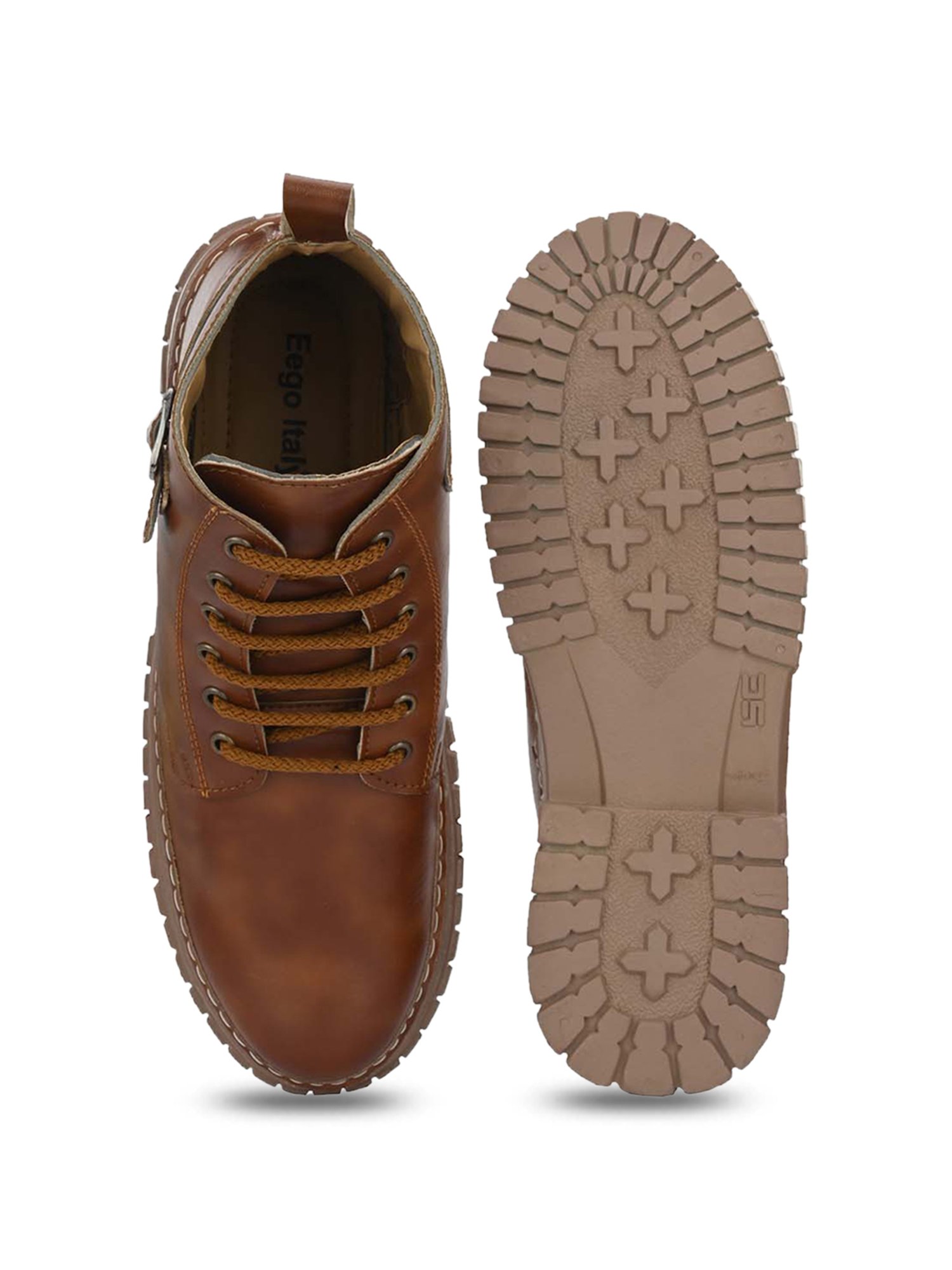 Eego Italy Men's Tan Derby Boots