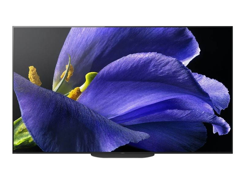 Sony XBR-55A9G 55" (3840 x 2160) Bravia 4K Ultra High Definition Smart OLED TV with a Walts TV Large/Extra Large Tilt Mount for 43"-90" Compatible TV's and a Walts HDTV Screen Cleaner Kit (2019)