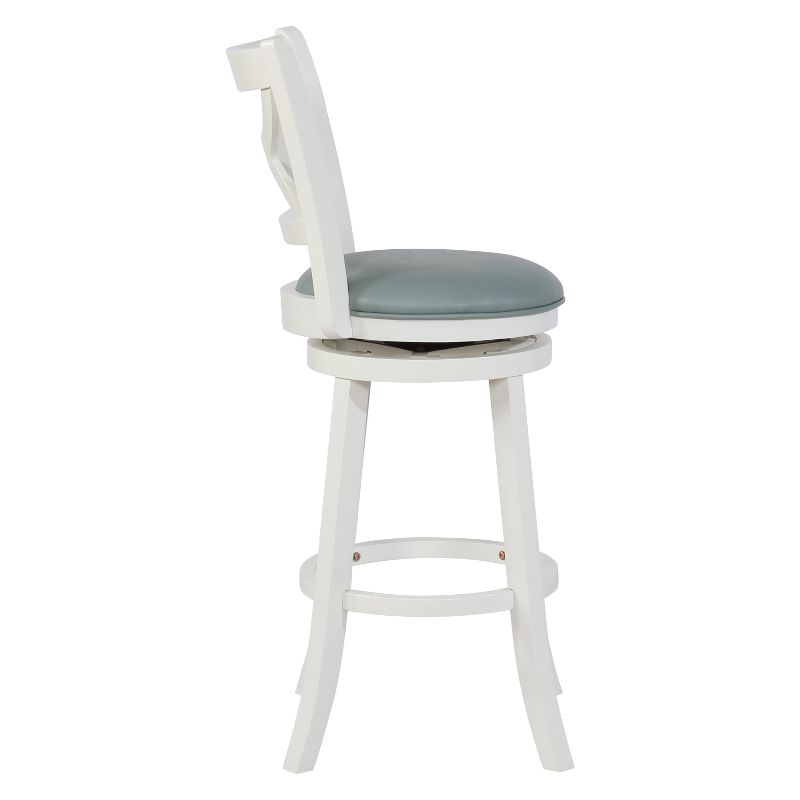 29" Powell Company Winslow Swivel Barstool Cream - Powell Company