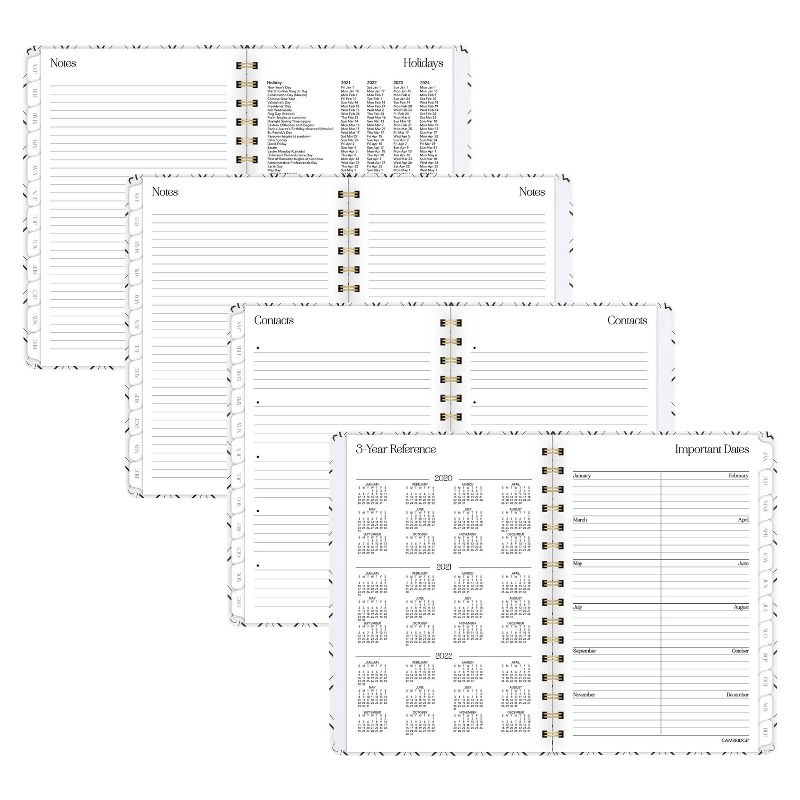 2021 Planner 5.875" x 8.5" Brooklyn Hardcover Lines - Cambridge