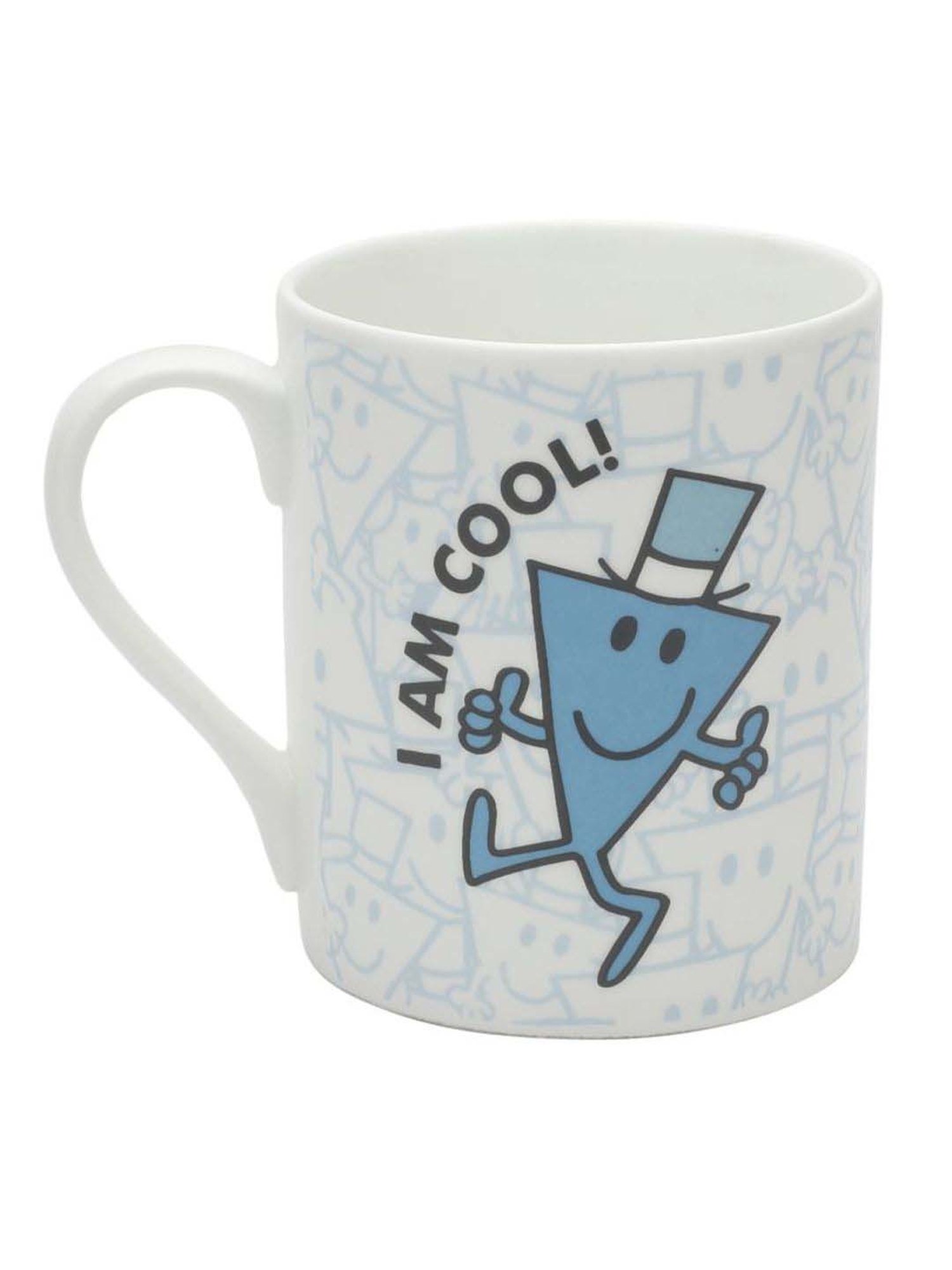 Clay Craft Multicolor Fine Ceramic Abstract Milk Mug 350 ml - 1 Pc