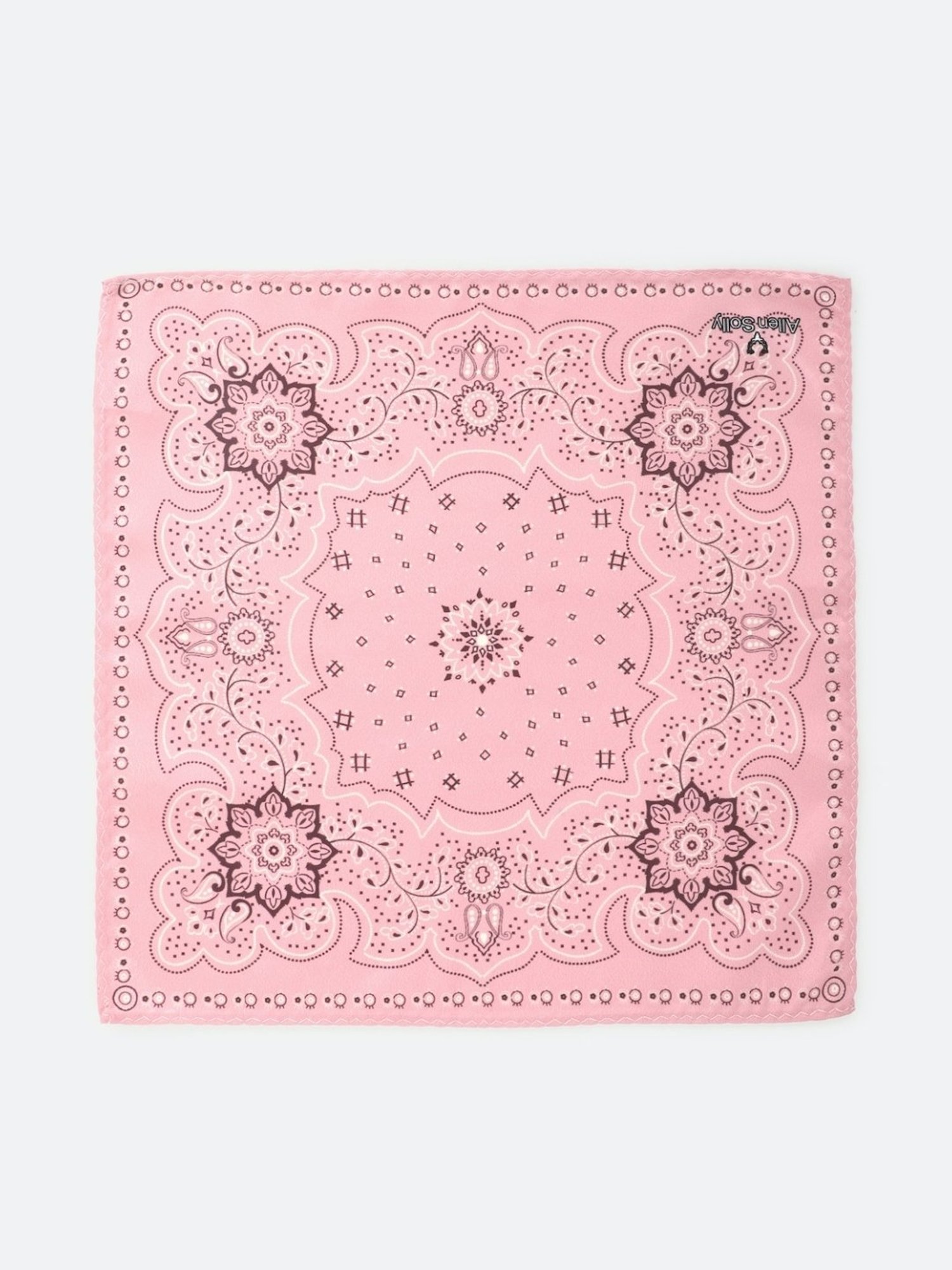 Allen Solly Pink Printed Pocket Square