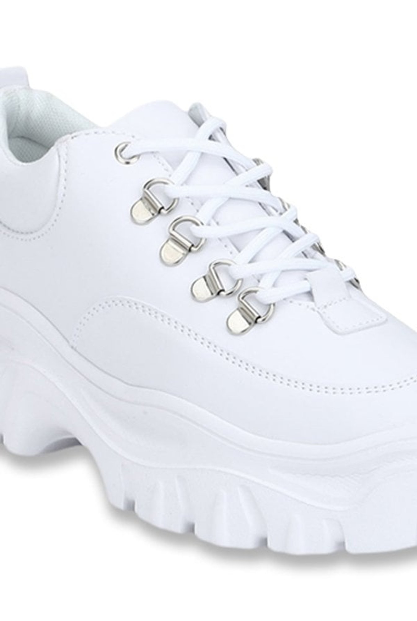 Truffle Collection White Casual Sneakers