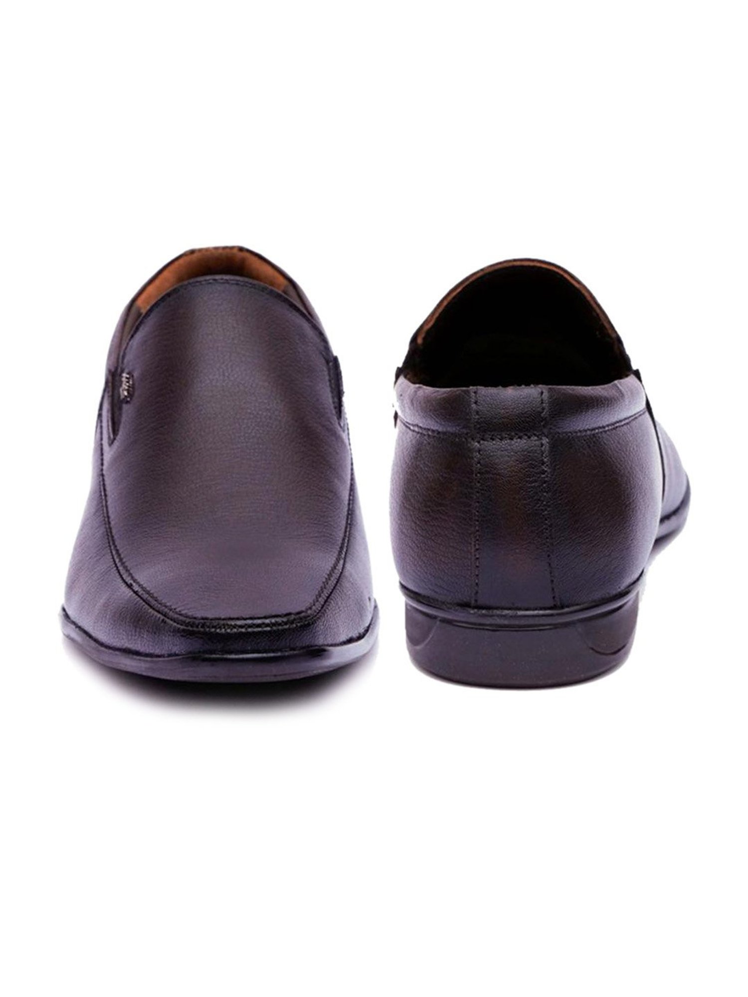 Hitz Men's Brown Formal Slip-ons
