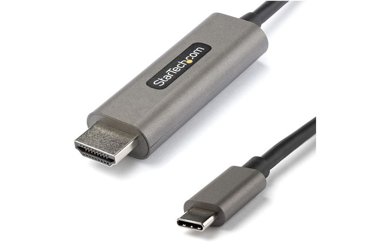 StarTech.com 3ft (1m) USB C to HDMI Cable 4K 60Hz with HDR10, Ultra HD USB Type-C to HDMI 2.0b Video Adapter Cable, DP 1.4 Alt Mode HBR3