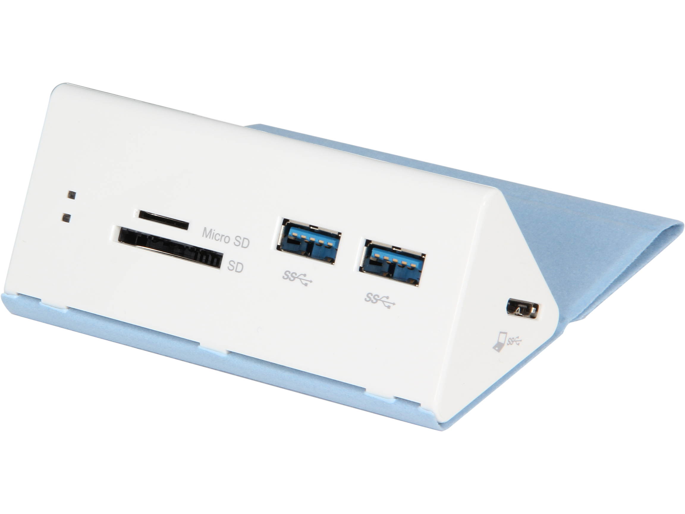 GWC RU6330 USB 3.0 HUB and Reader with Folding Pad