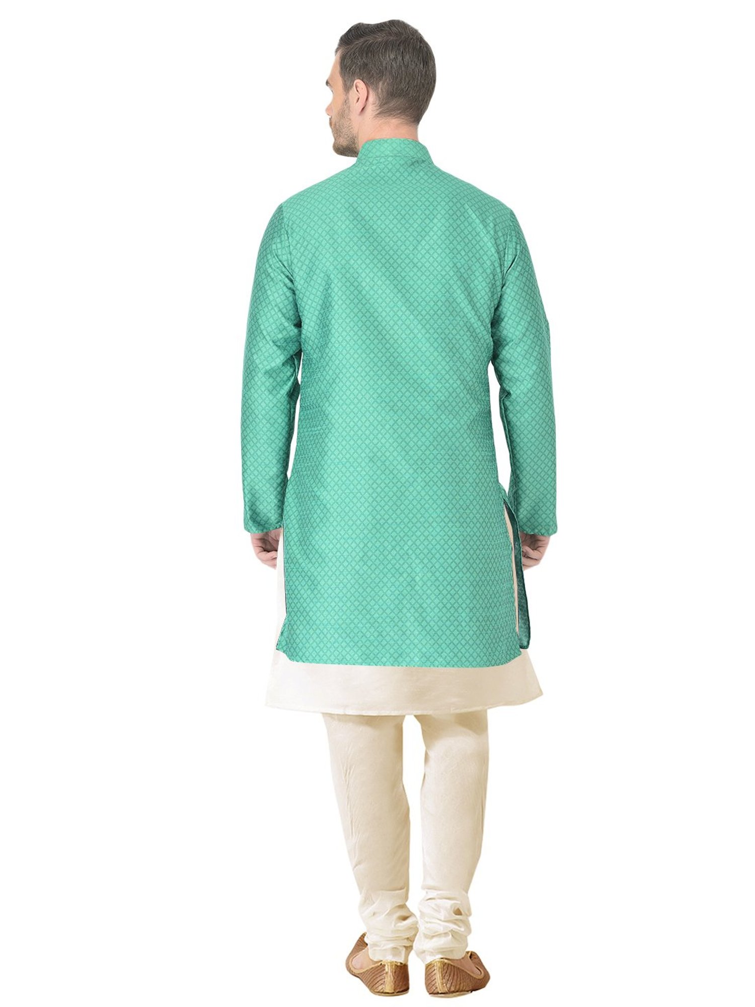 SG RAJASAHAB Multi Regular Fit Self Pattern Kurta Set