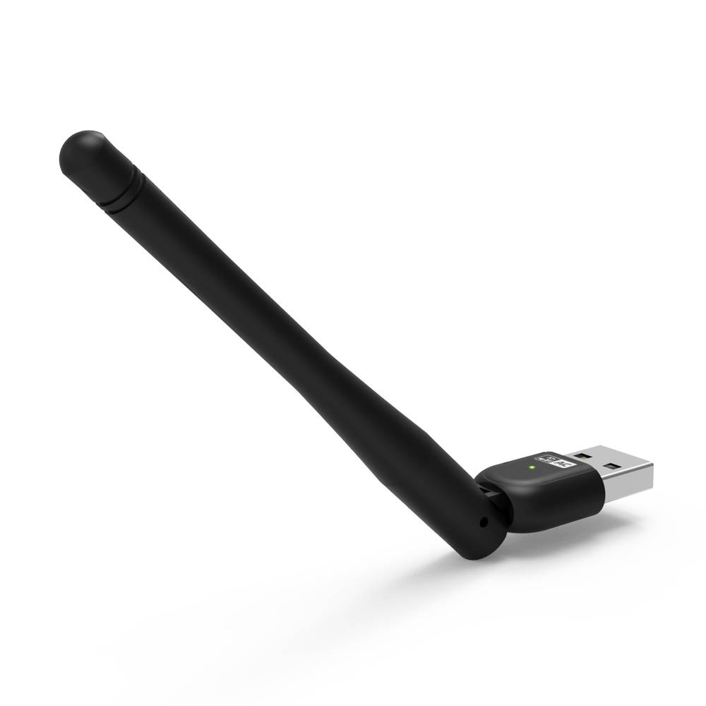 Wavlink Portable Wireless USB Adapter Wi-fi Dongle AC600- 5dBi Antenna IEEE802.11AC Dual Band 2.4 GHz 150Mbps + 5GHz 433Mbps Wireless Wifi Ethernet Network LAN Card- Black