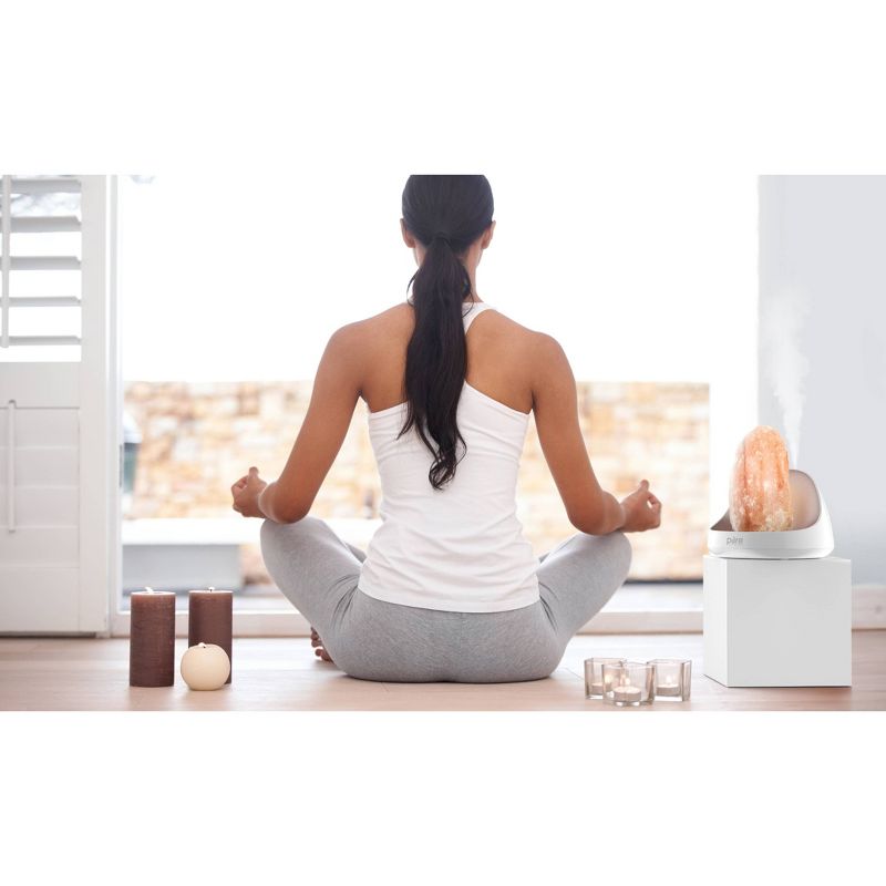 Salt Lamp and Ultrasonic Oil Diffuser - Pure Enrichment