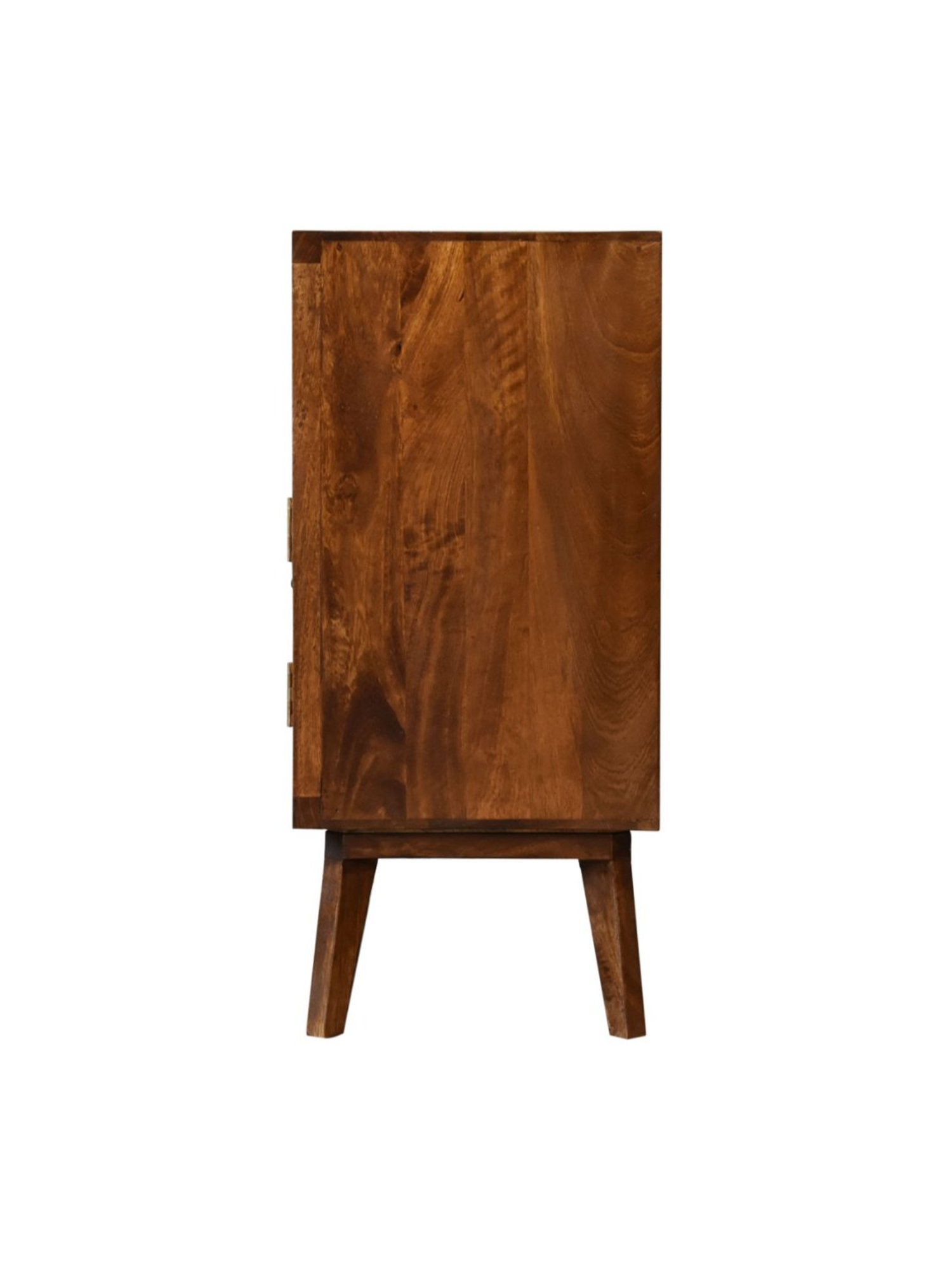 Artisan Furniture Tova Open Shelf Brown Wood Cabinet