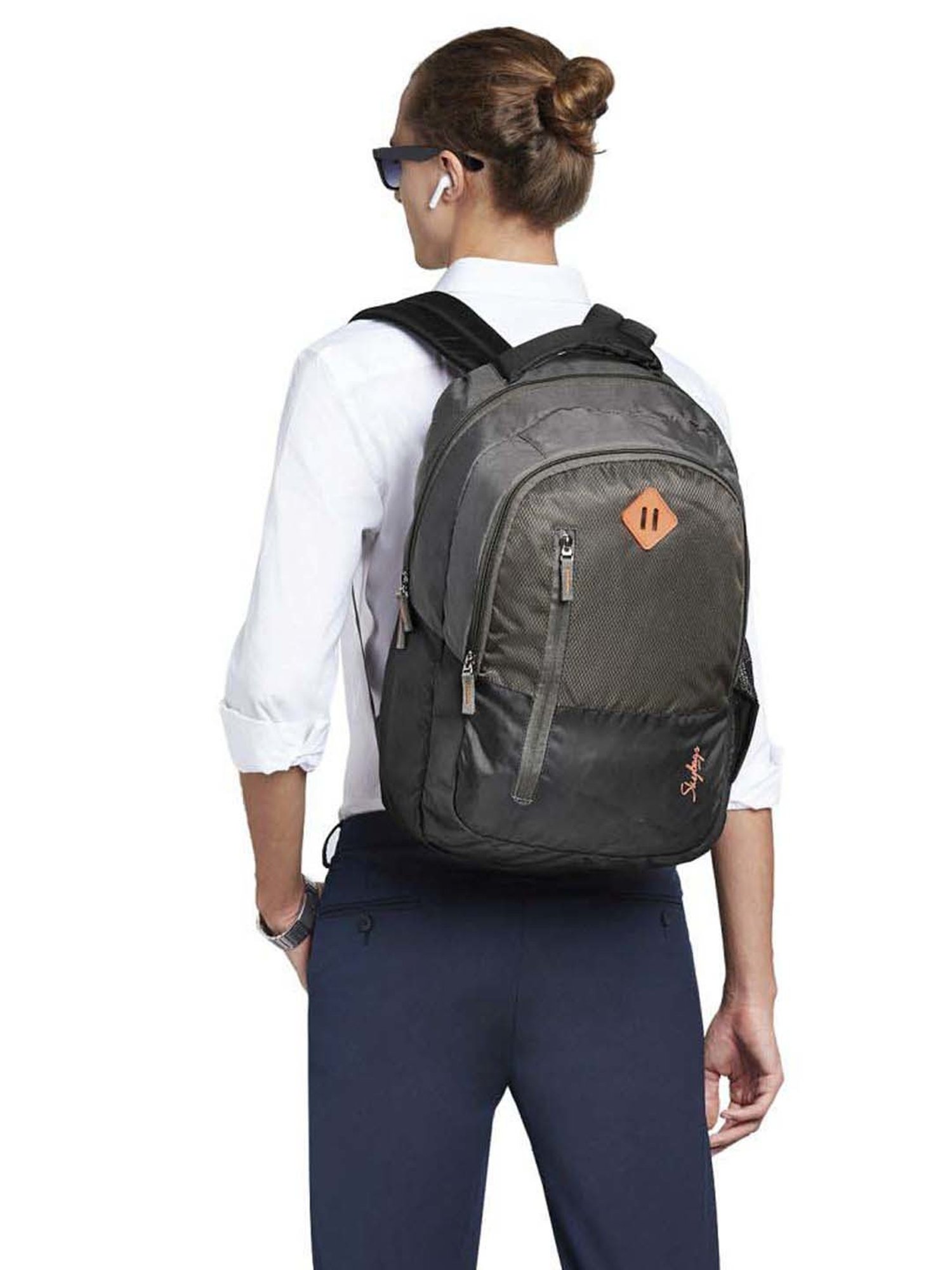 Skybags Chester 31 Ltrs Grey Medium Laptop Backpack