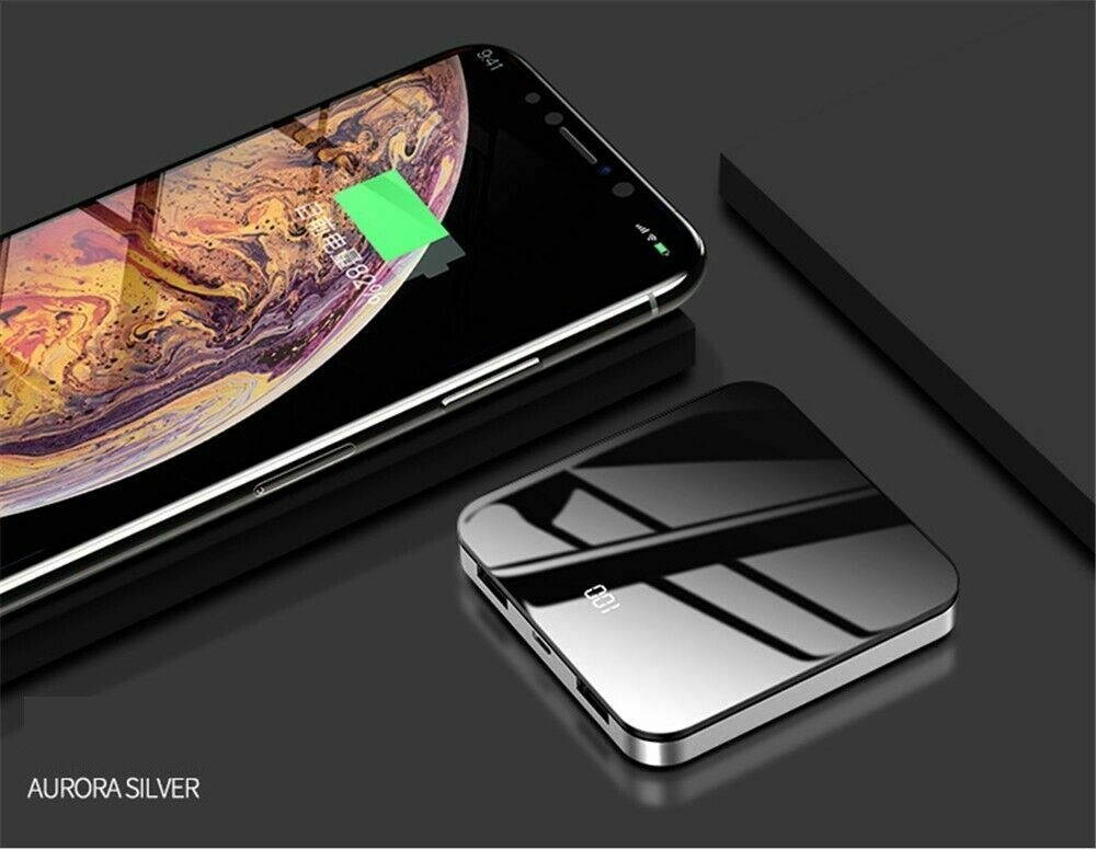 500000mAh UltraThin Dual USB Portable Power Bank External Battery Backup Charger