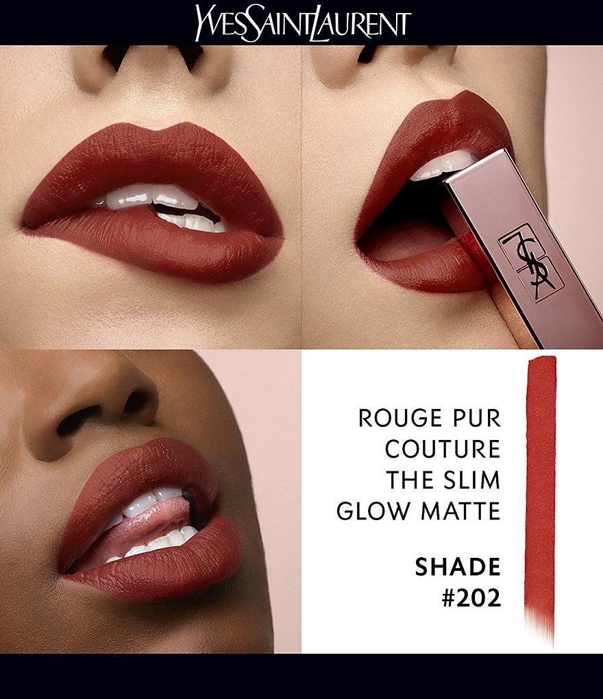 Yves Saint Laurent Beaute Rouge Pur Couture The Slim Glow Matte Lipstick
