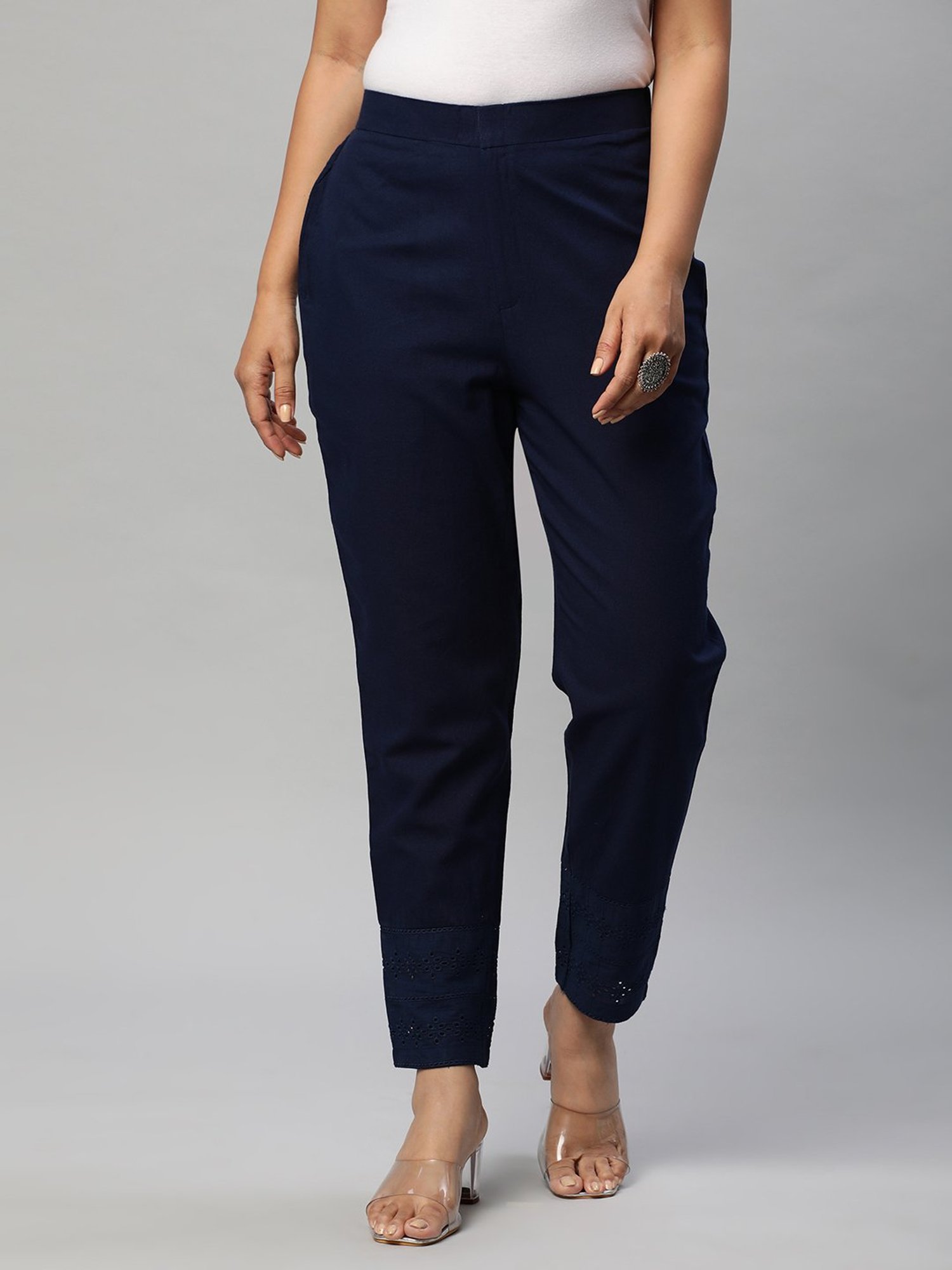 Kami Kubi Navy Cotton Pants