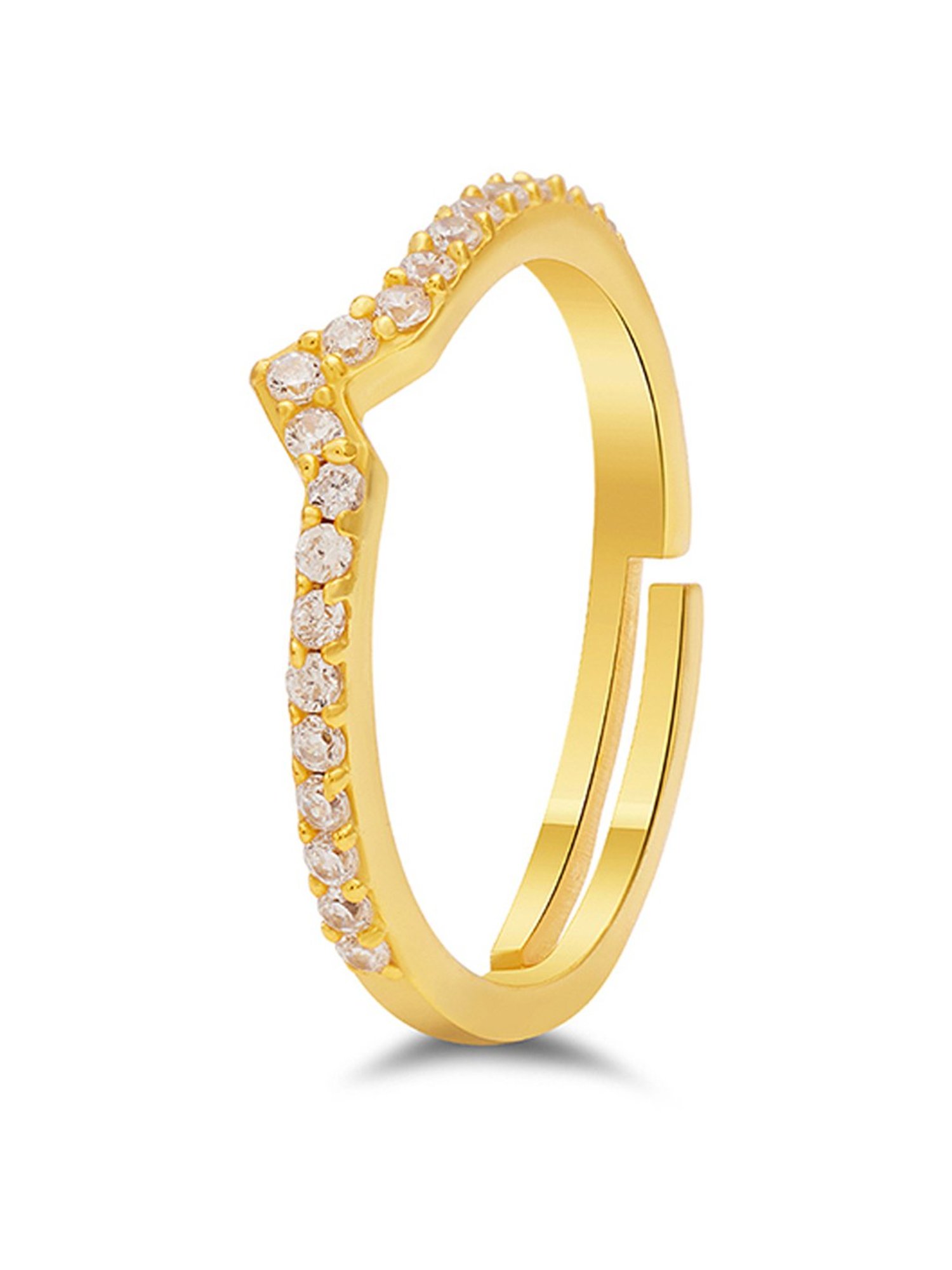 March by FableStreet 92.5 Sterling Silver Love Forever Cocktail Ring for Couple