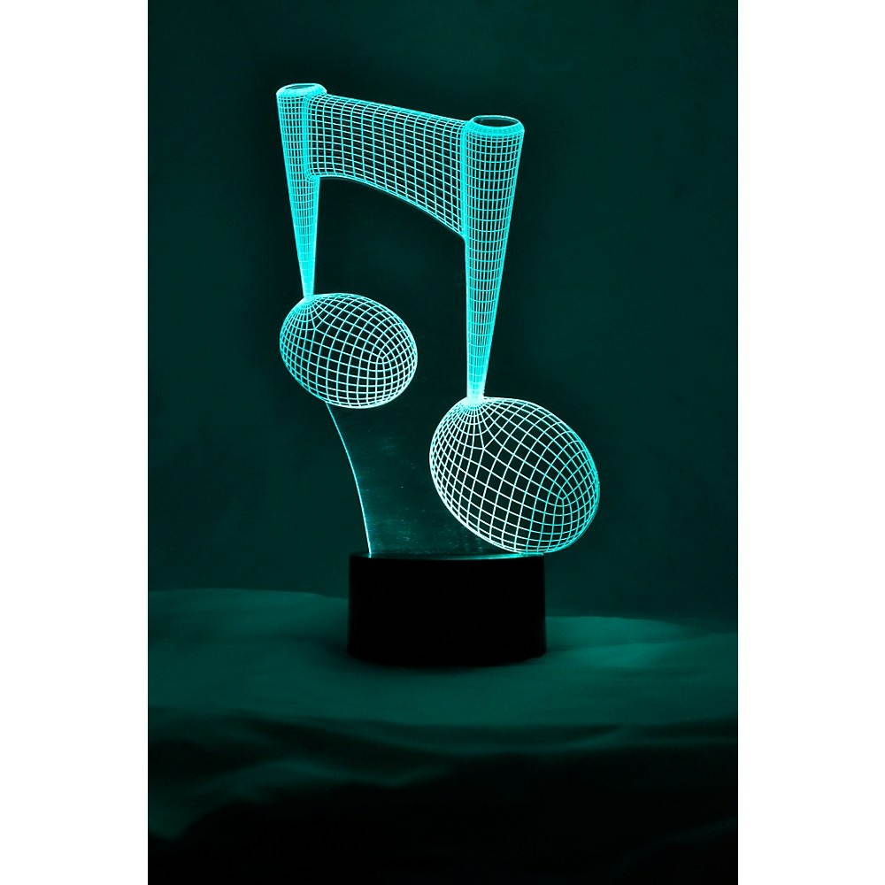 AIM 8th Note 3D LED Lamp Optical Illusion Light