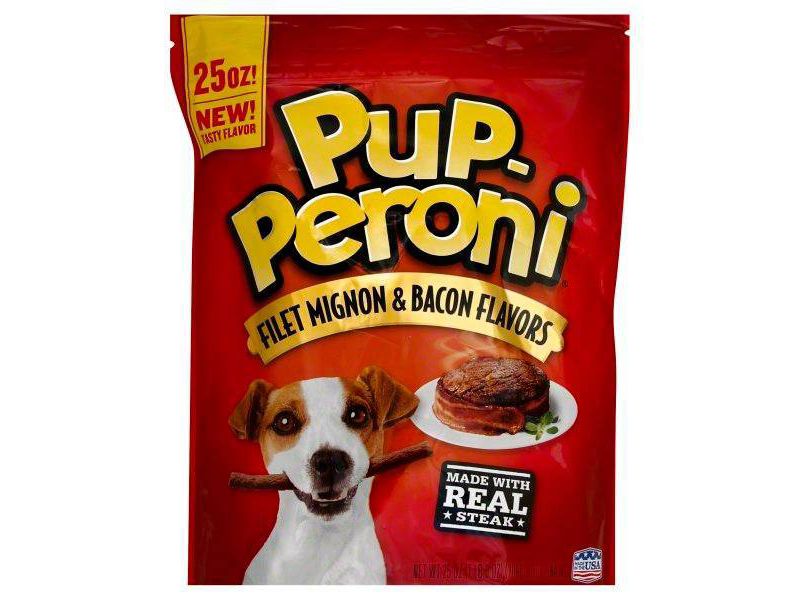 PupDog Treats Peroni Filet Mignon, Beef & Bacon Flavor Treat Dog Treats - 25oz