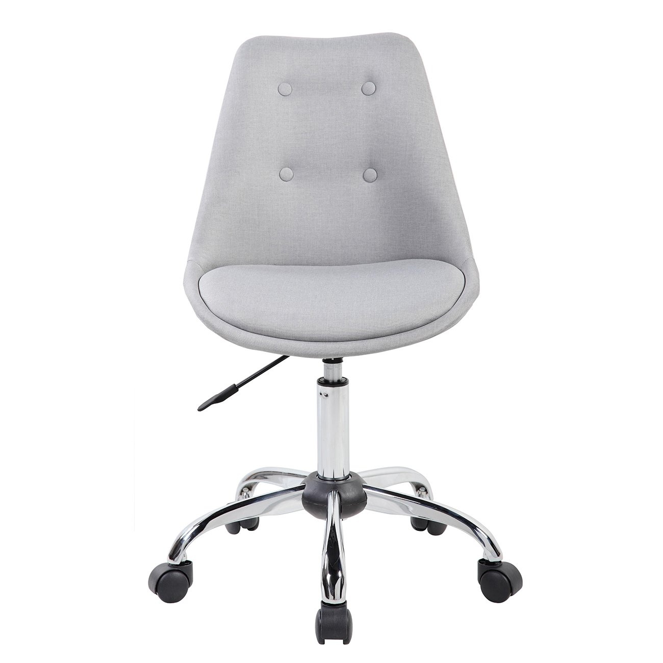 Techni Mobili Armless Desk Chair in Gray