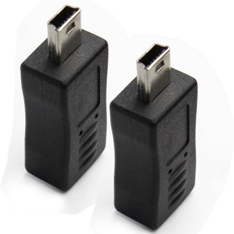 MICRO B FEMALE TO MINI USB MALE ADAPTER [Electronics], 2 Packs