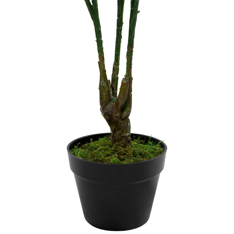 Northlight 31" Green and Orange Artificial Citrus Mitis Tree In a Black Pot