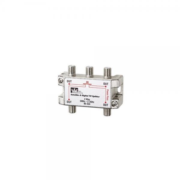 Ideal 85-334 4-Way Digital Cable Splitter, 2 GHz
