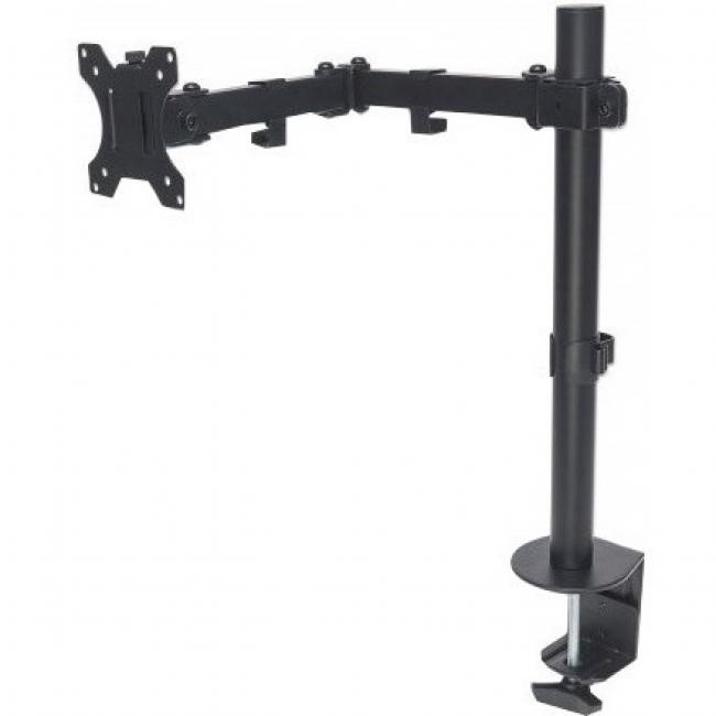 Manhattan 461542 Clamp Mount For Lcd Monitor - Black