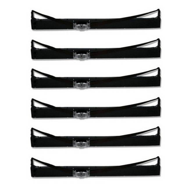 SuppliesMAX Compatible Replacement for TallyGenicom MT-130/150-9/24/T2040/T2145/T2150 Black Printer Ribbons (6/PK) (GCM052220)