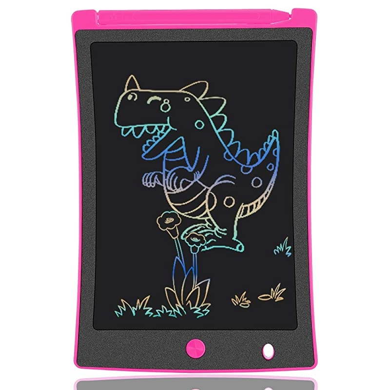 LCD Writing Tablet 2 Pack 8.5 Inch Electronic Drawing Pads , Portable Reusable Erasable Ewriter Elder Message Board, Digital Handwriting Pad Doodle Board for School, Fridge or Office,(Blue)