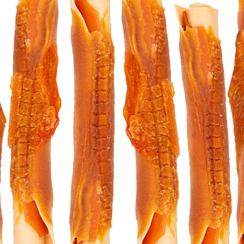 Dreambone Triple Flavor Rolls Chews Dog Treats - 6ct