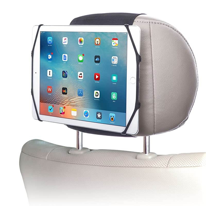 Car Headrest Mount Holder for 7105 Inch iPad and Tablets