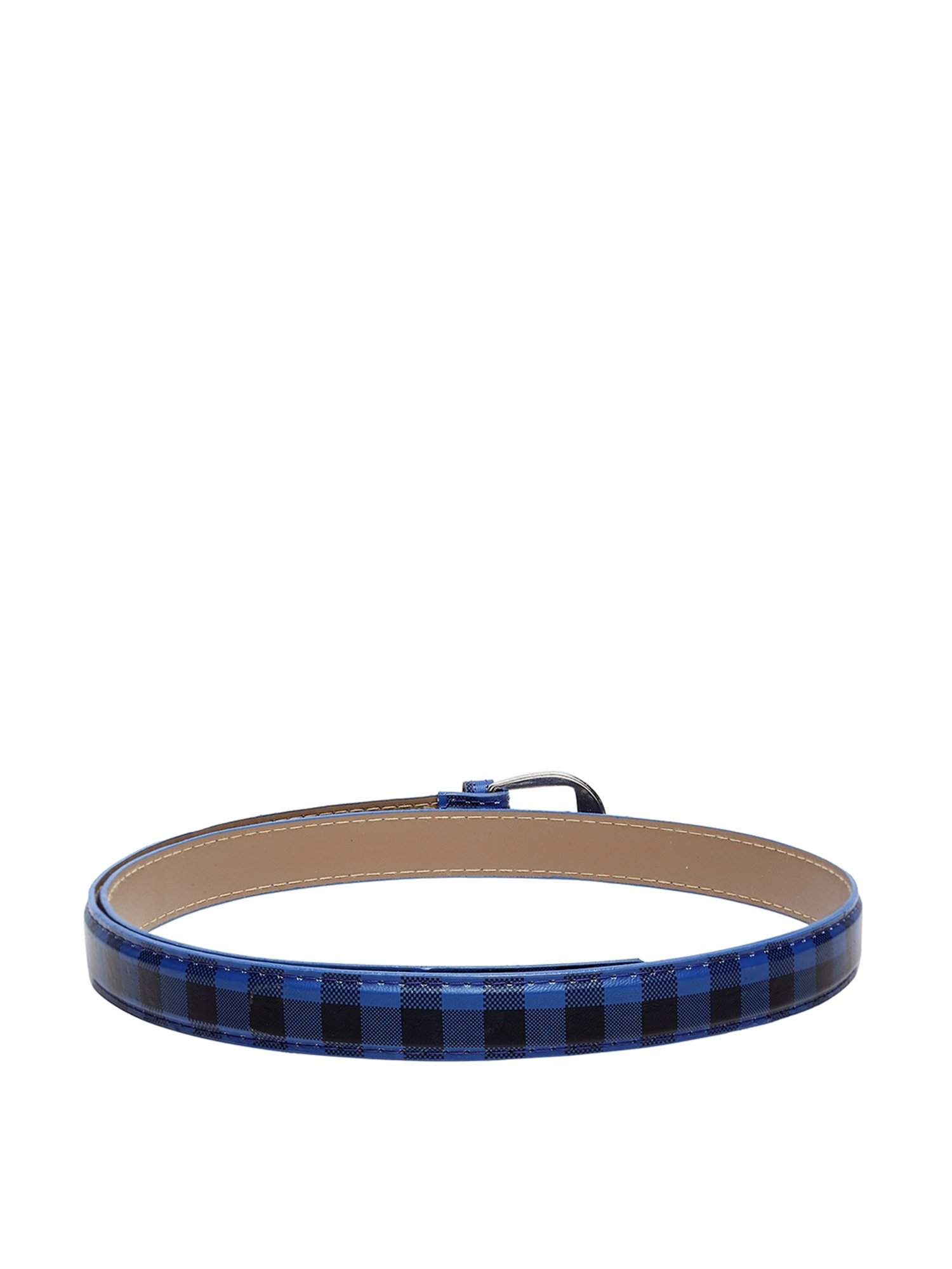 Apsis Blue PU Waist Belt for Women
