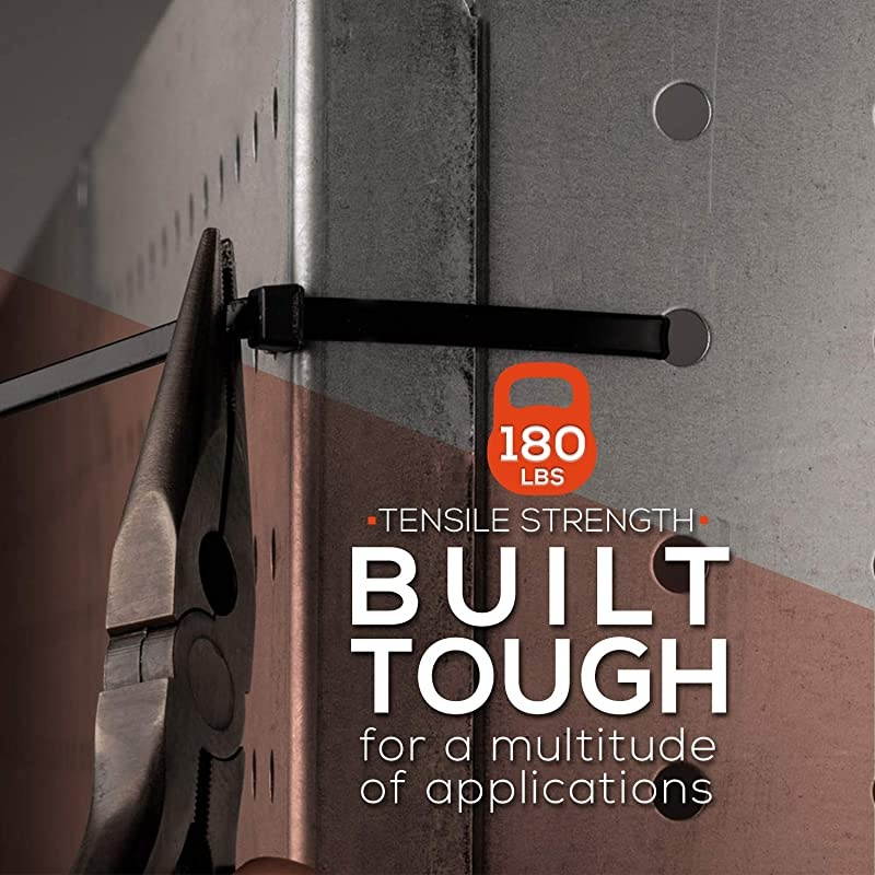 MultiPurpose UV Resistant Black Cable Ties 36 inches 50 Pack