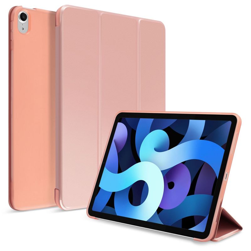 Insten - Tablet Cover Case Compatible with iPad Air 4 10.9 2020, Magnetic Auto Wake/Sleep, Soft Slim Lightweight, Rose Gold