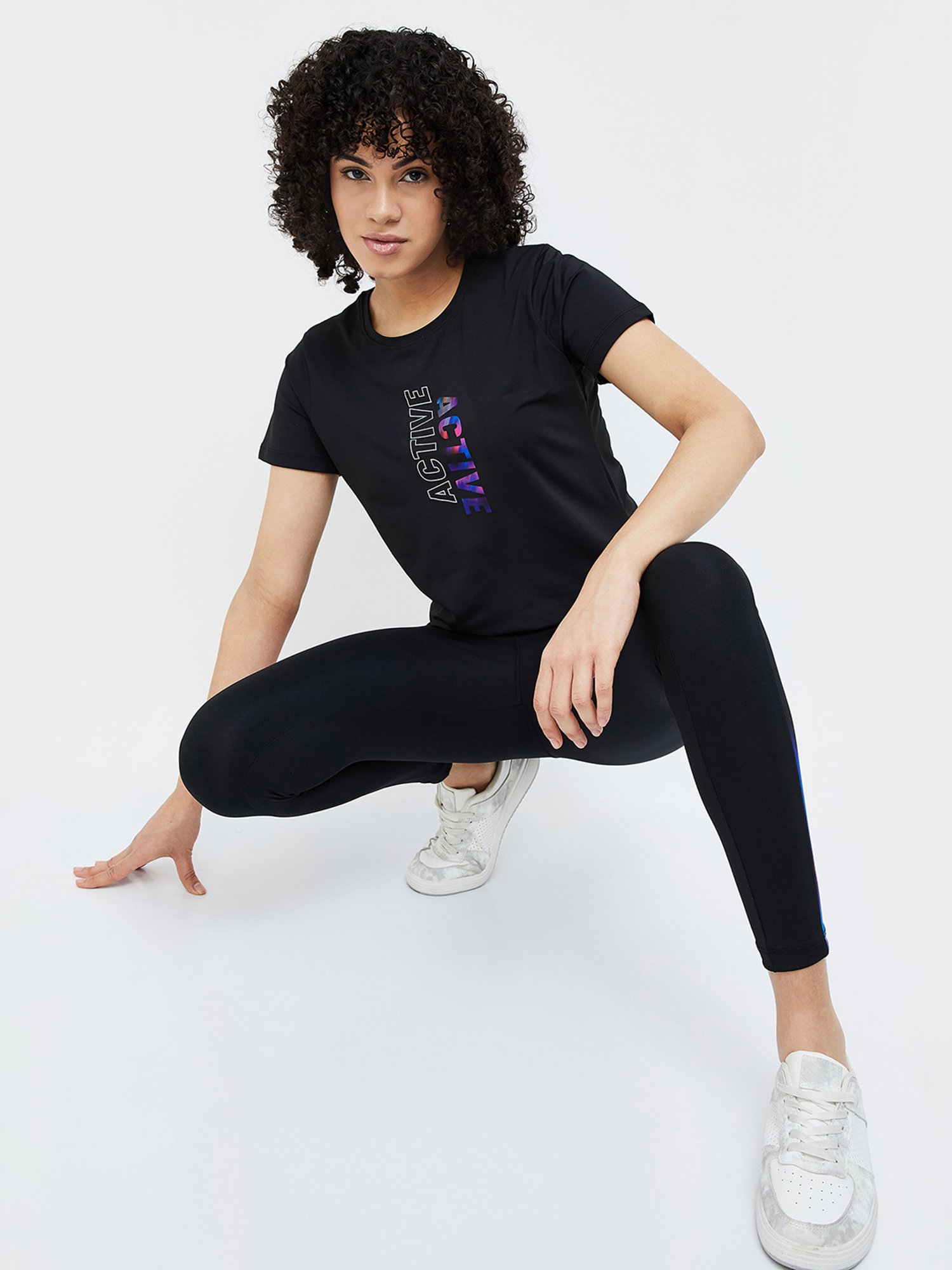 KAPPA Black Graphic Print T-Shirt