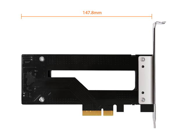 ICY DOCK ToughArmor MB840M2P-B M.2 NVMe SSD to PCIe 3.0 x4 Removable SSD Mobile Rack for PCIe Expansion Slot