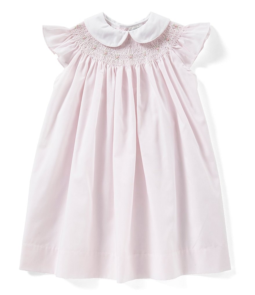 Friedknit Creations Little Girls 2T-4T Argyle Smock Dress