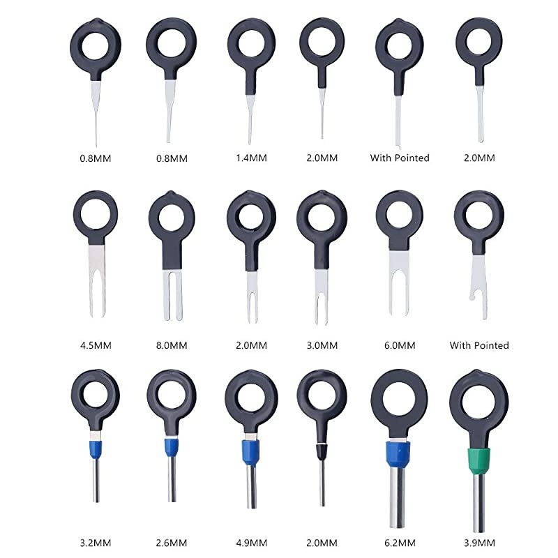 Removal Tool Kit 39Pcs for Car Connector and Other Household Devices Wire Connector Pin Extractors