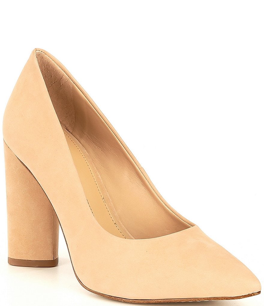Gianni Bini Kaislie Suede Block Heel Pumps